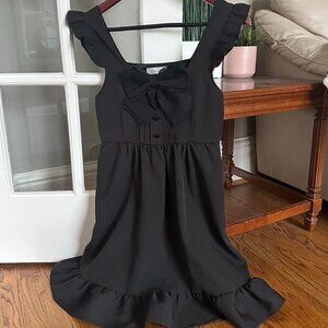 DearMyLove black jumperskirt + bow set